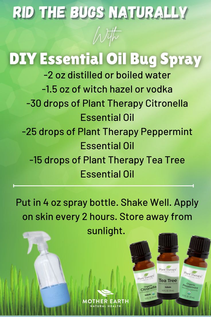 peppermint oil bug spray recipe