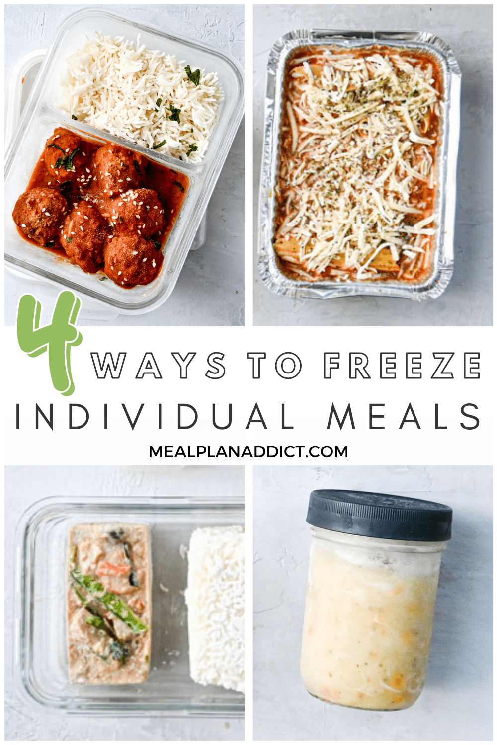 single meals to freeze