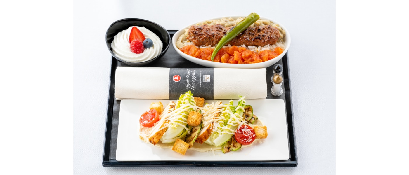 turkish airlines meal selection