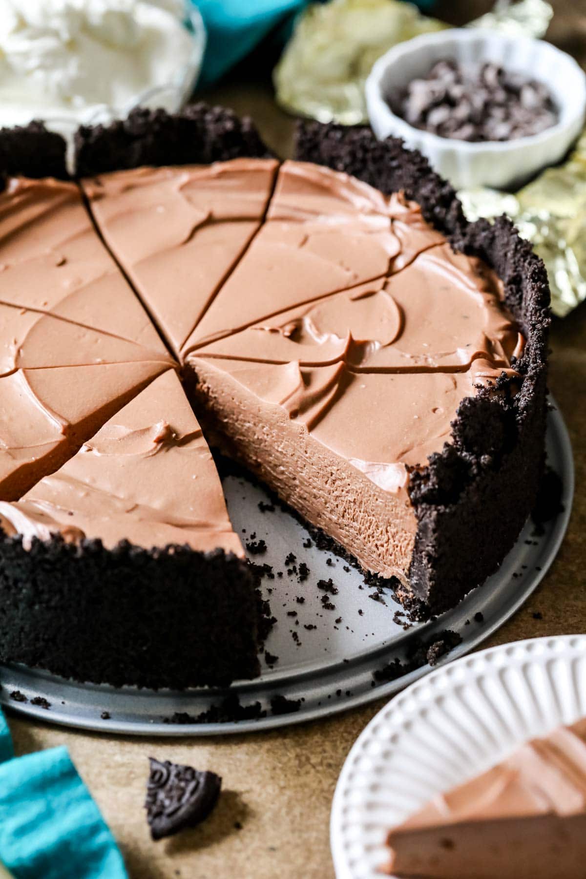 unbaked chocolate cheesecake recipe