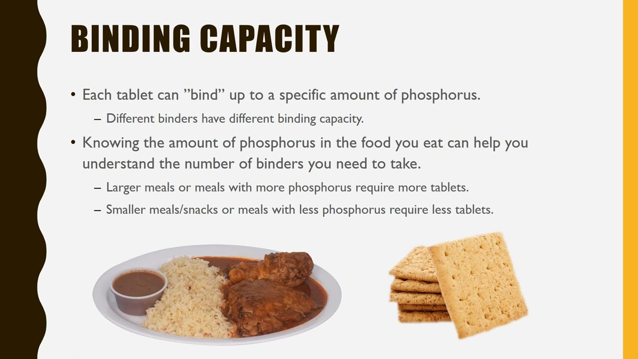 when taken with meals how do phosphate binders work
