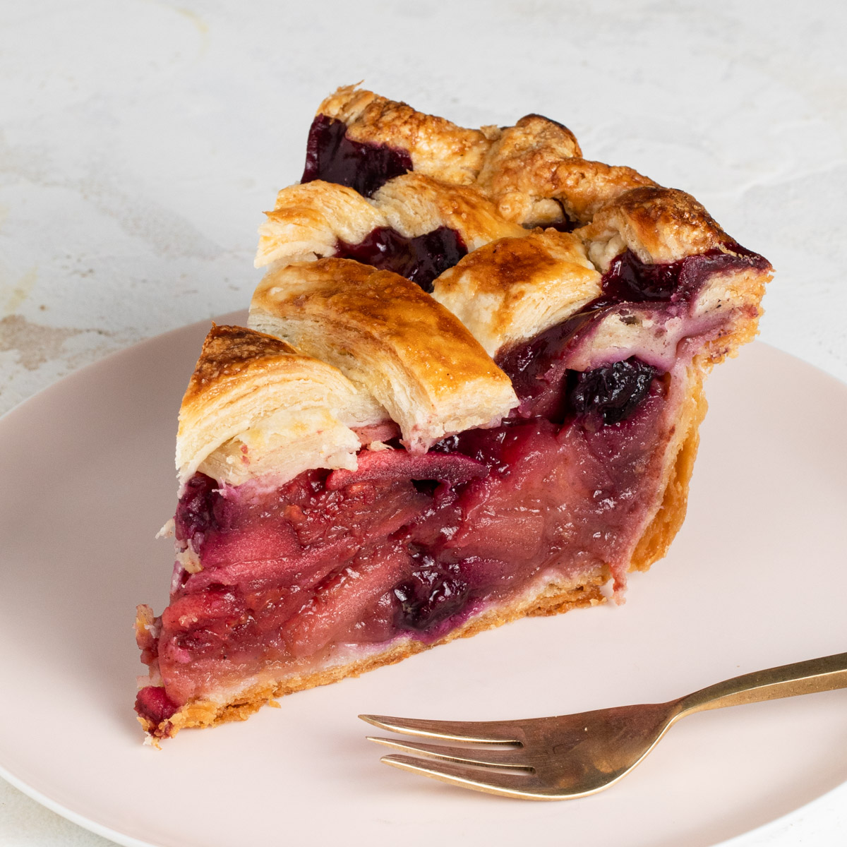 apple blueberry pie recipe