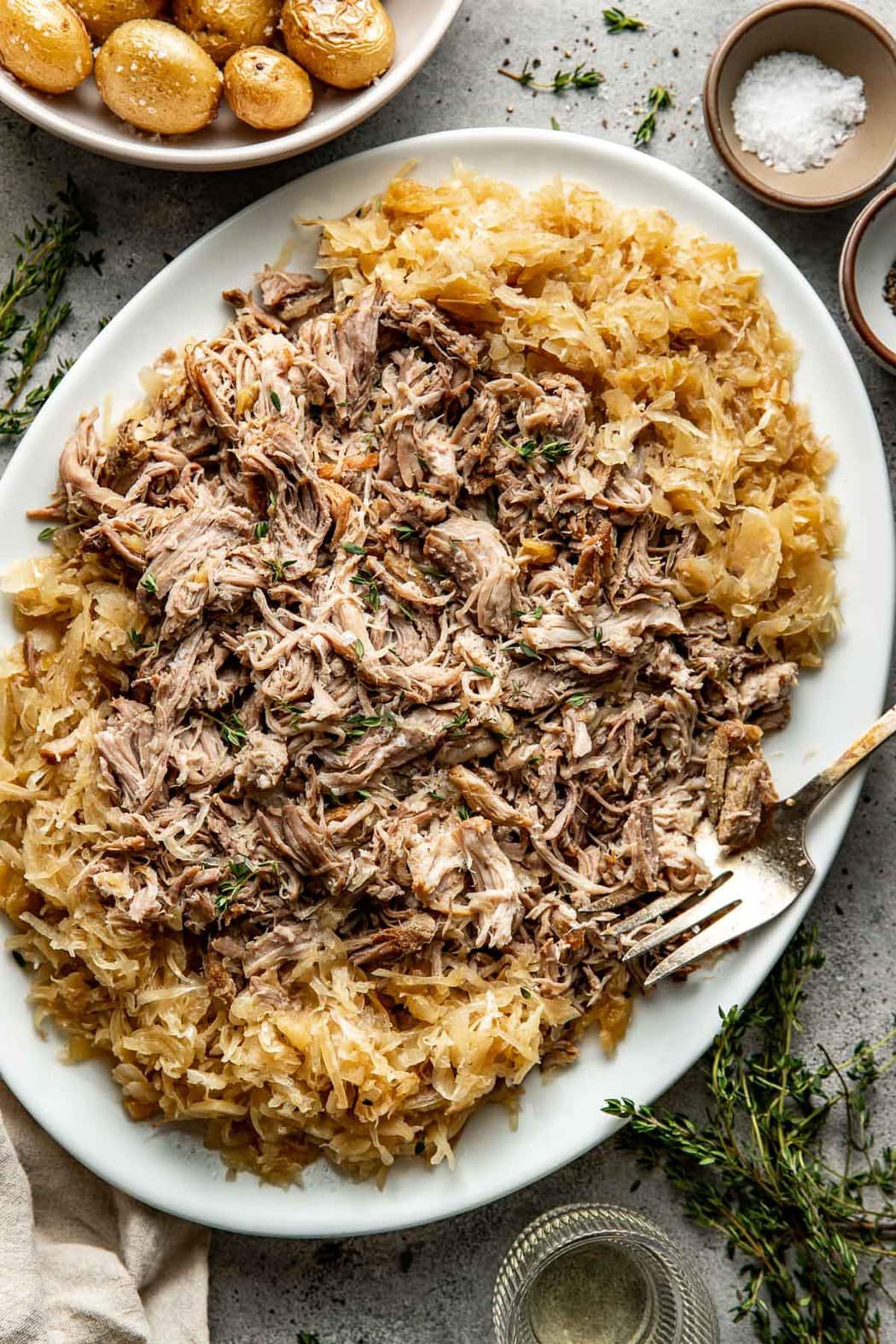recipe for pork and sauerkraut in a crock pot