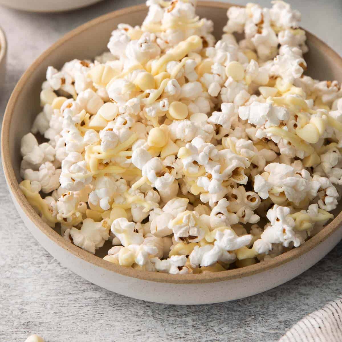 recipe for popcorn and white chocolate
