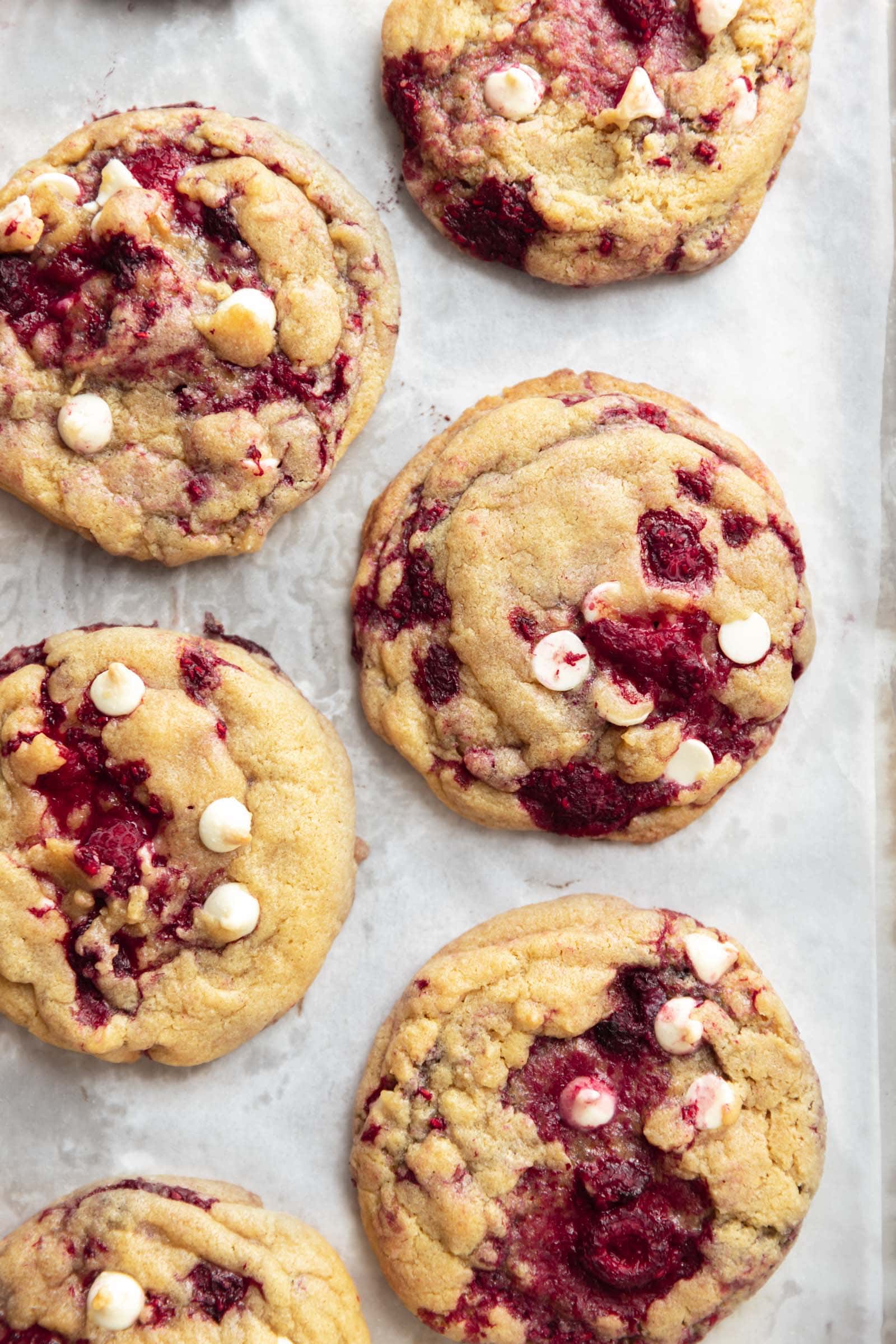 white chocolate raspberry cookies recipe