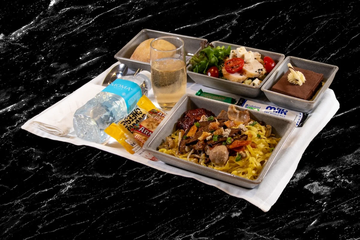 singapore airlines meal selection
