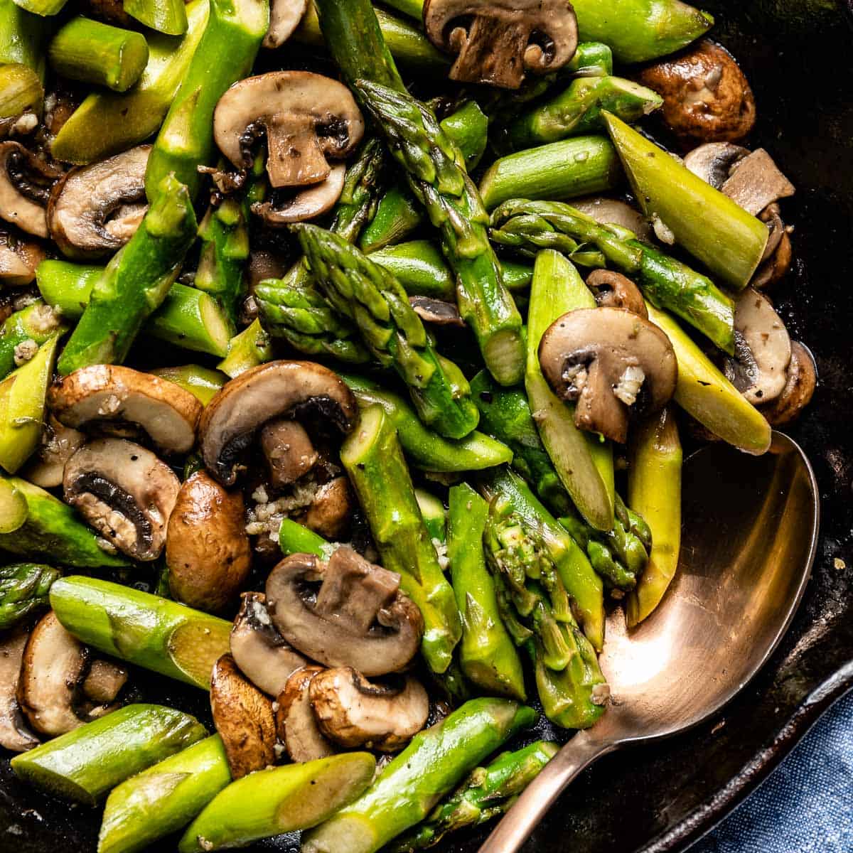 recipes using asparagus and mushrooms