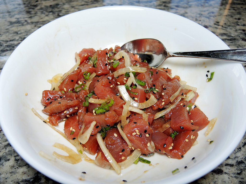 yellowfin poke recipe