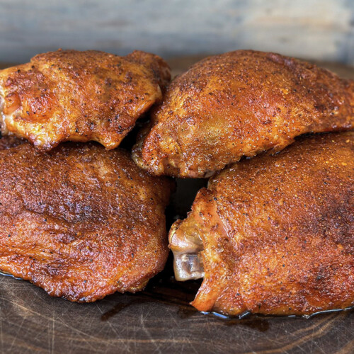 smoked chicken thigh recipe