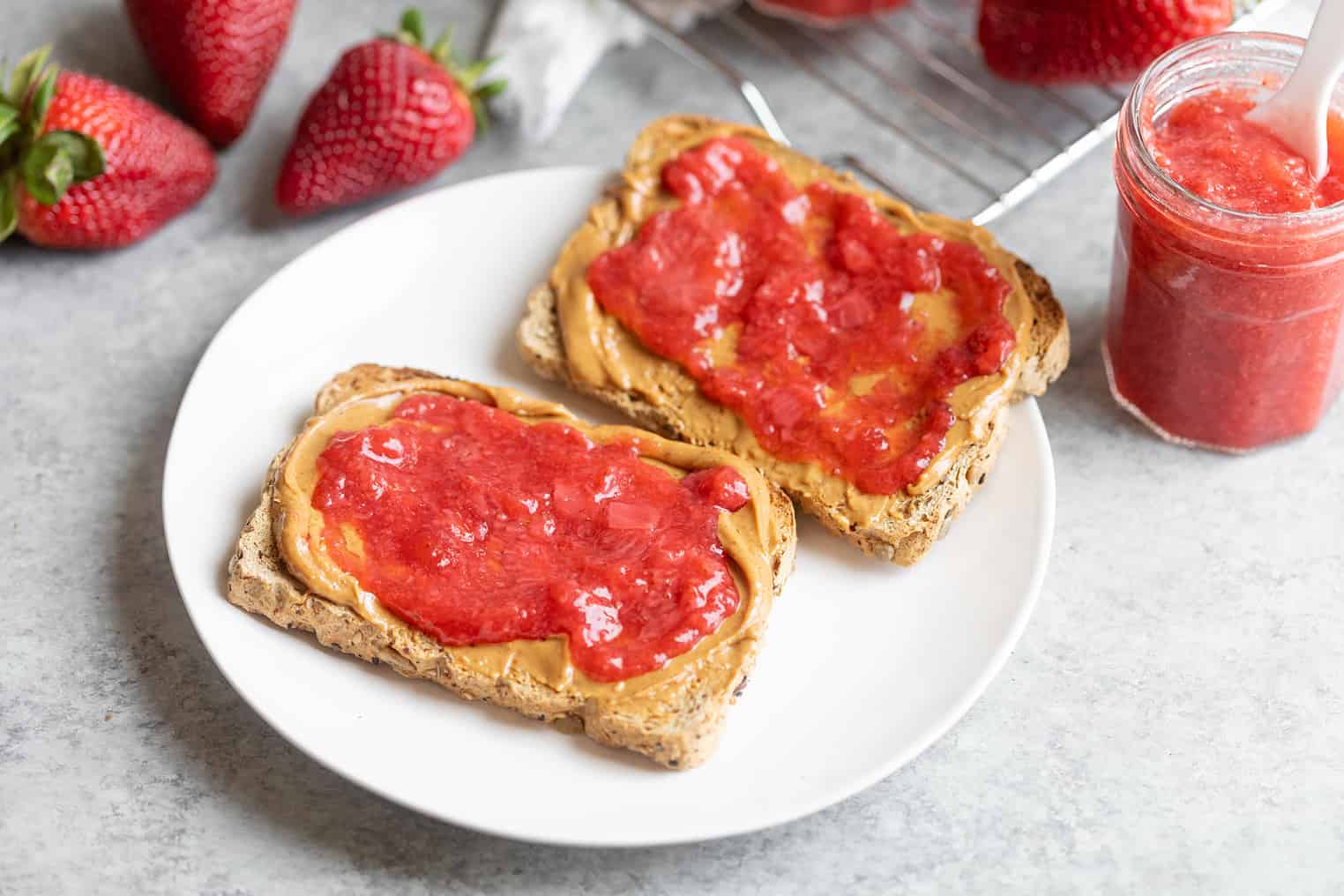 strawberry preserves recipe low sugar