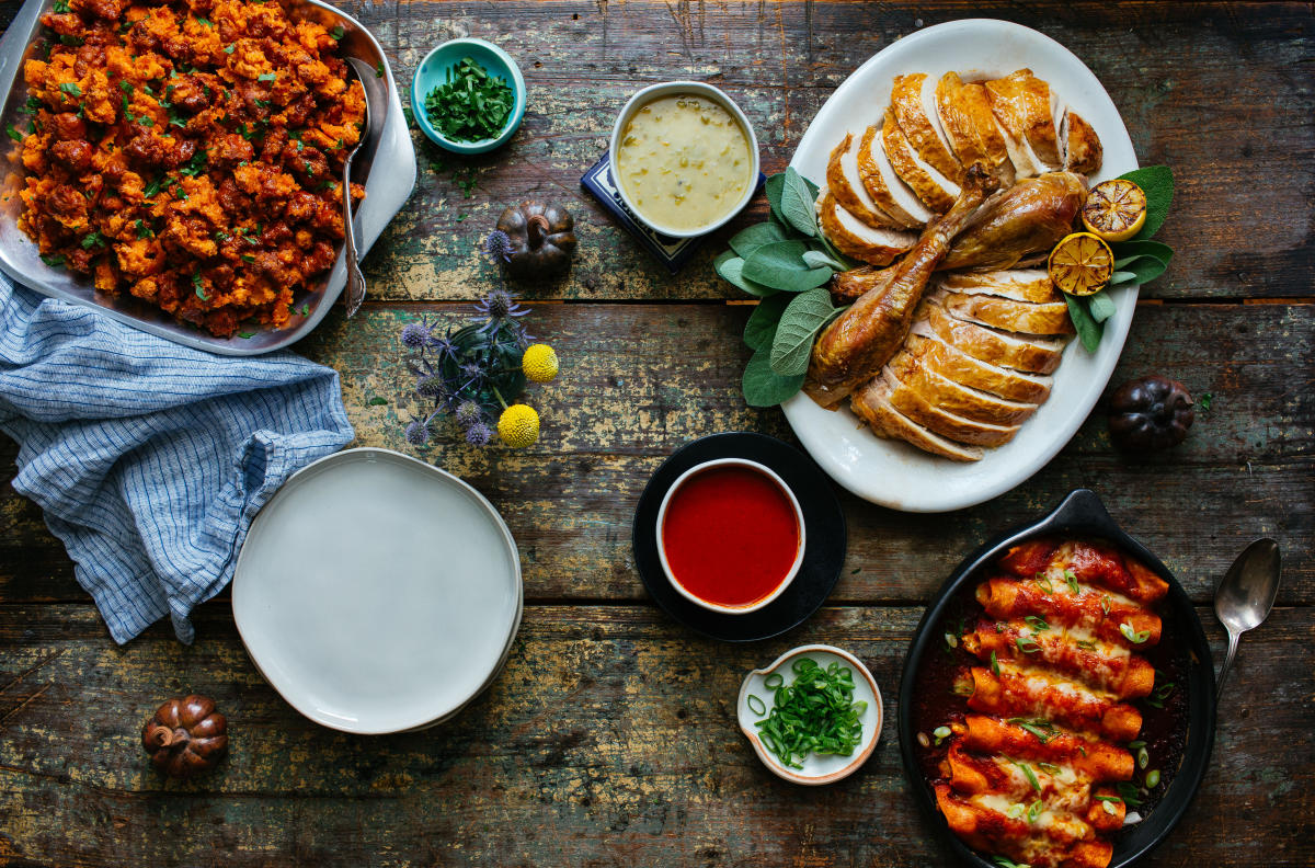 mexican thanksgiving meal