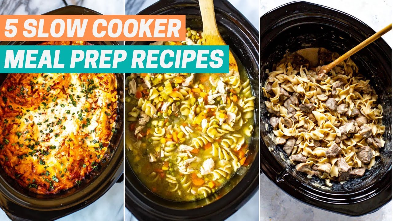slow cooker meal prep recipes