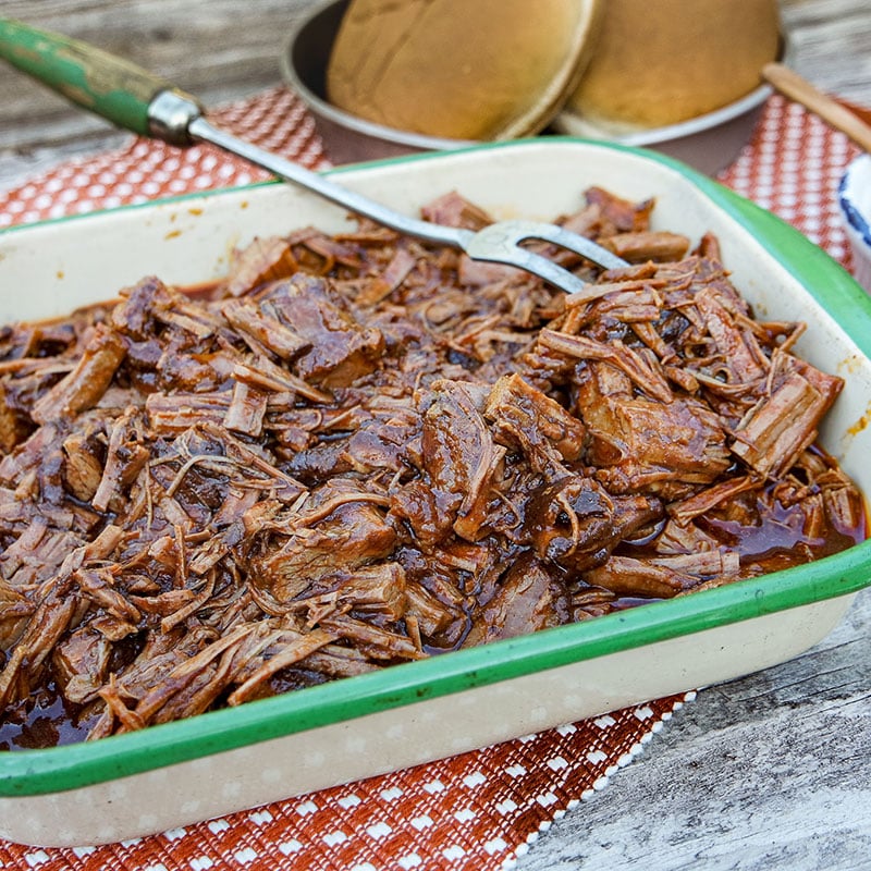recipe for pulled brisket of beef