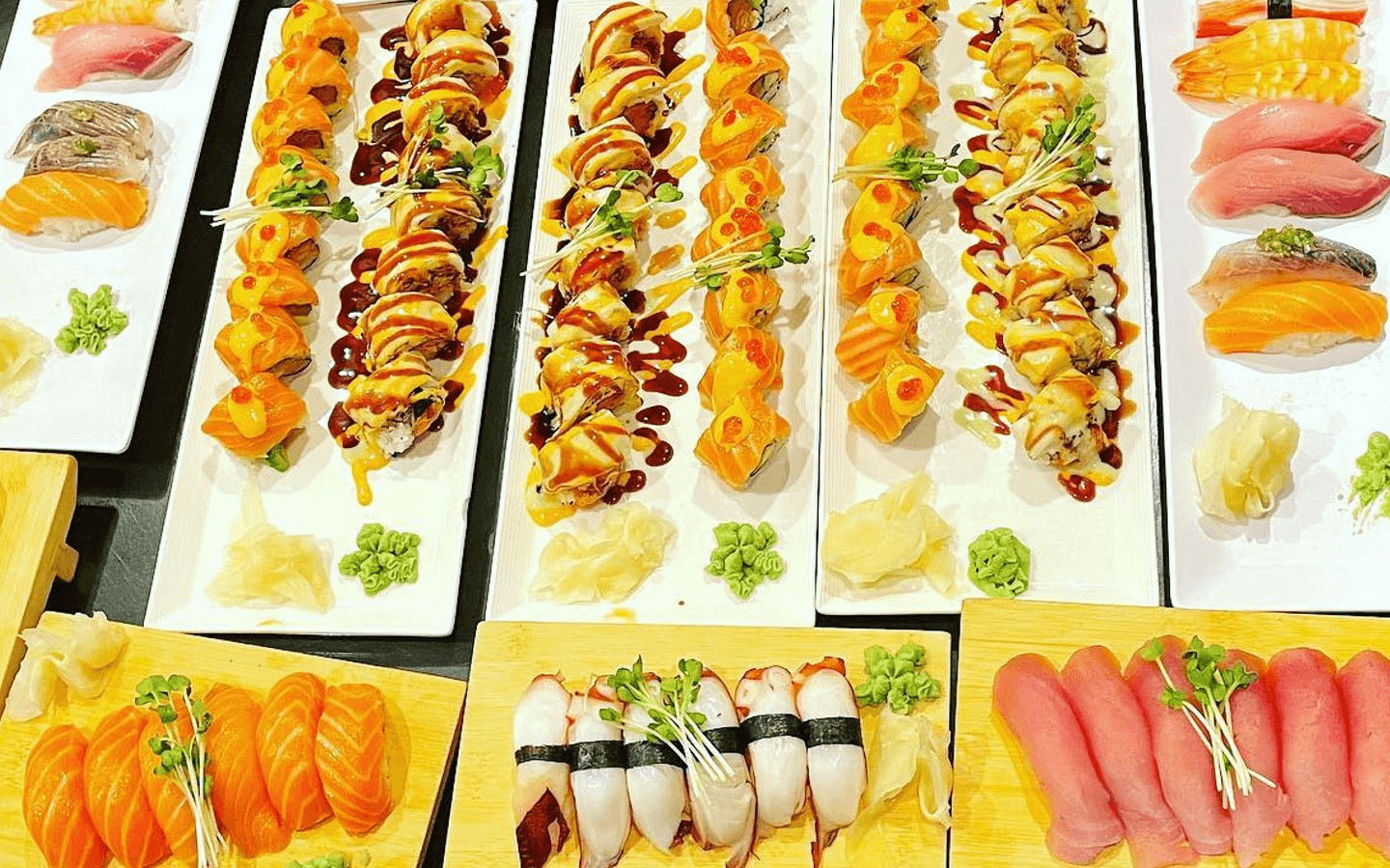 sushi and asian cuisine