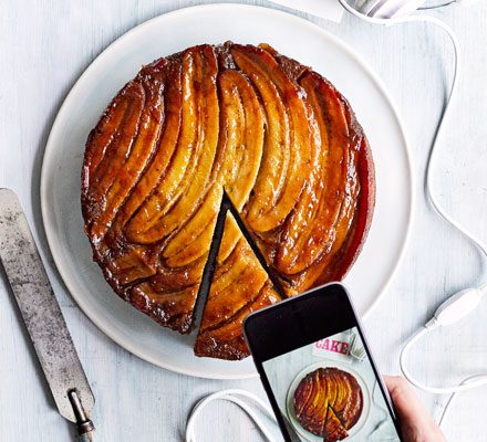 banana upside down cake recipe