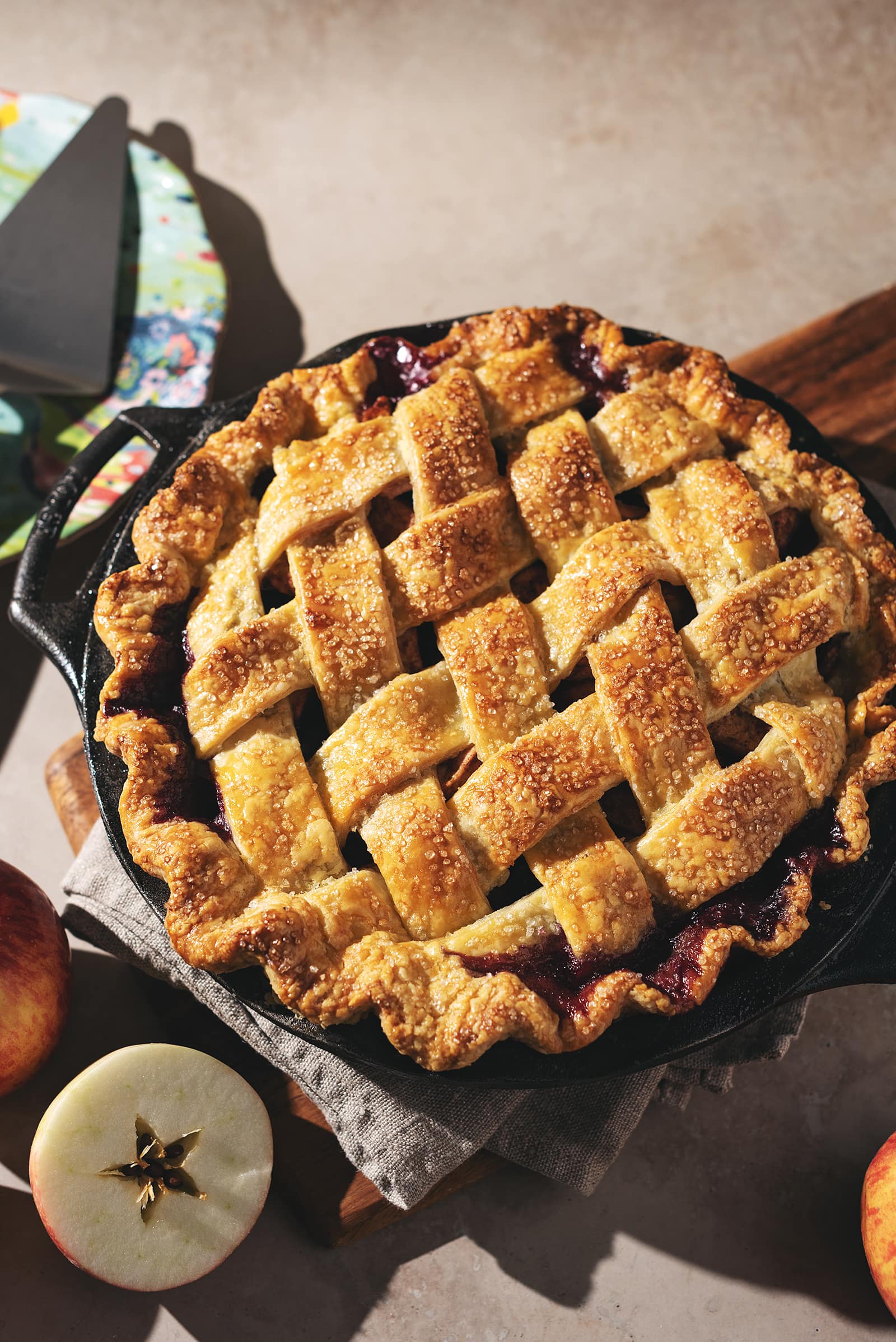 apple blueberry pie recipe