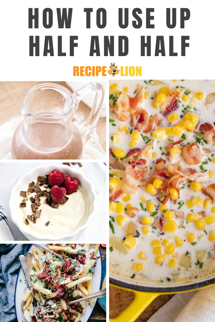 recipes that use half and half