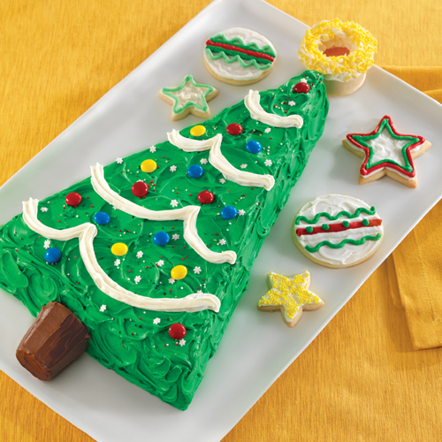 christmas tree cake recipe