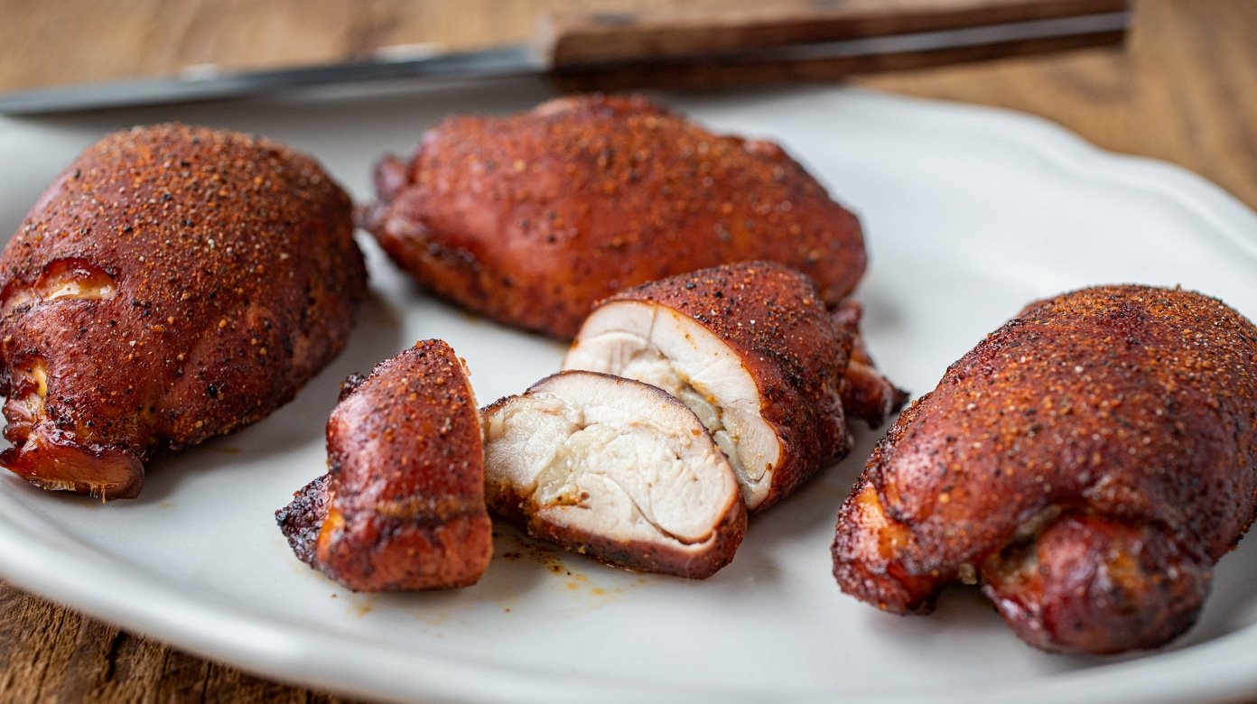 smoked chicken thigh recipe