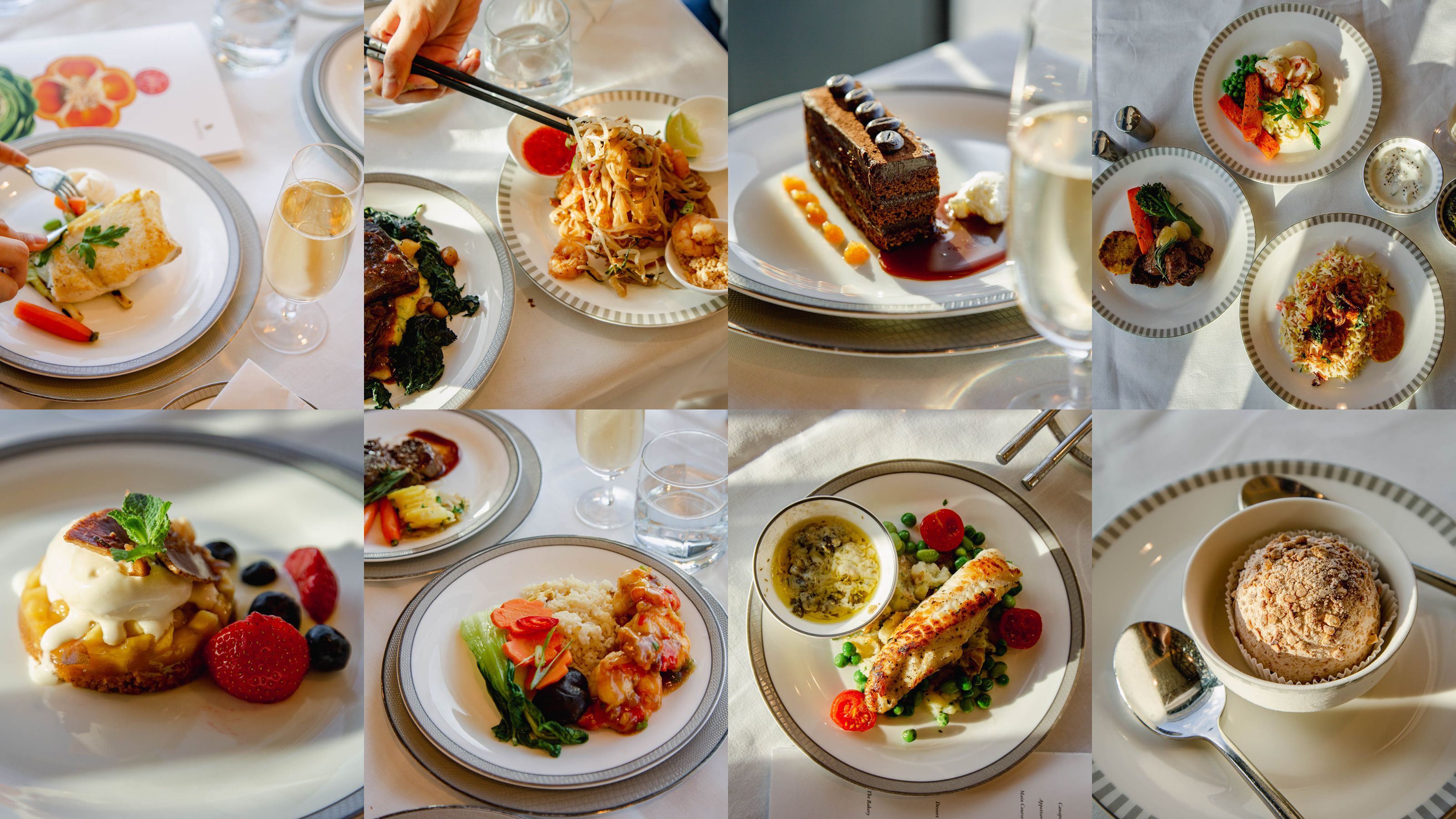singapore airlines meal selection