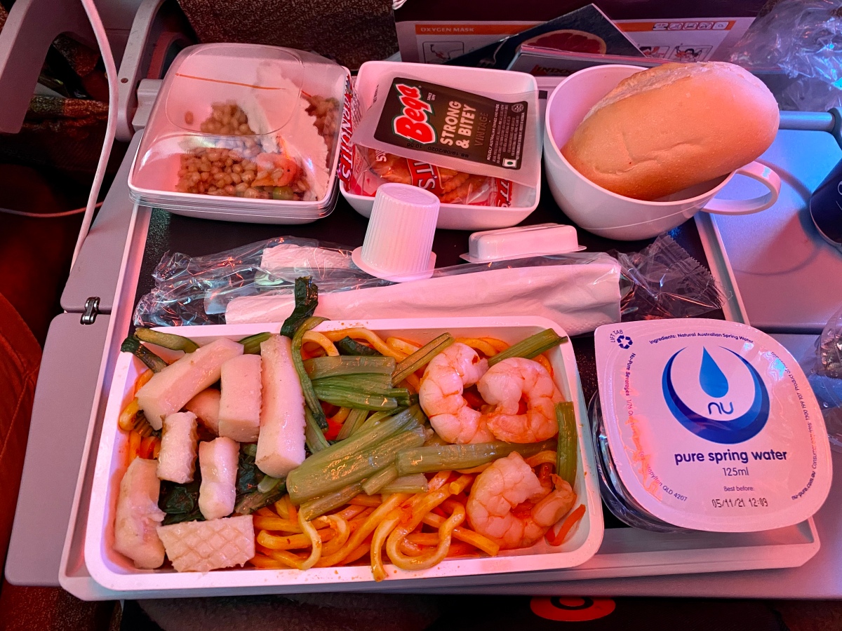 singapore airlines meal selection