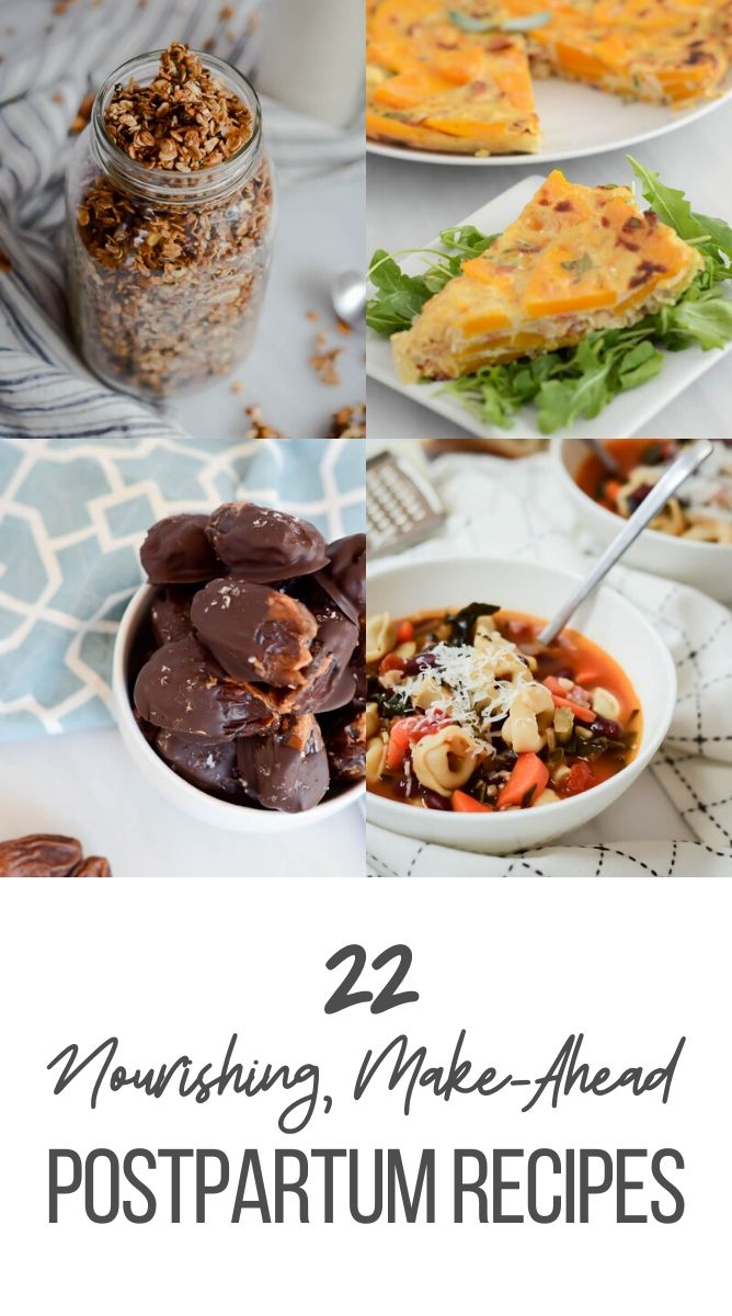 best meals for postpartum moms