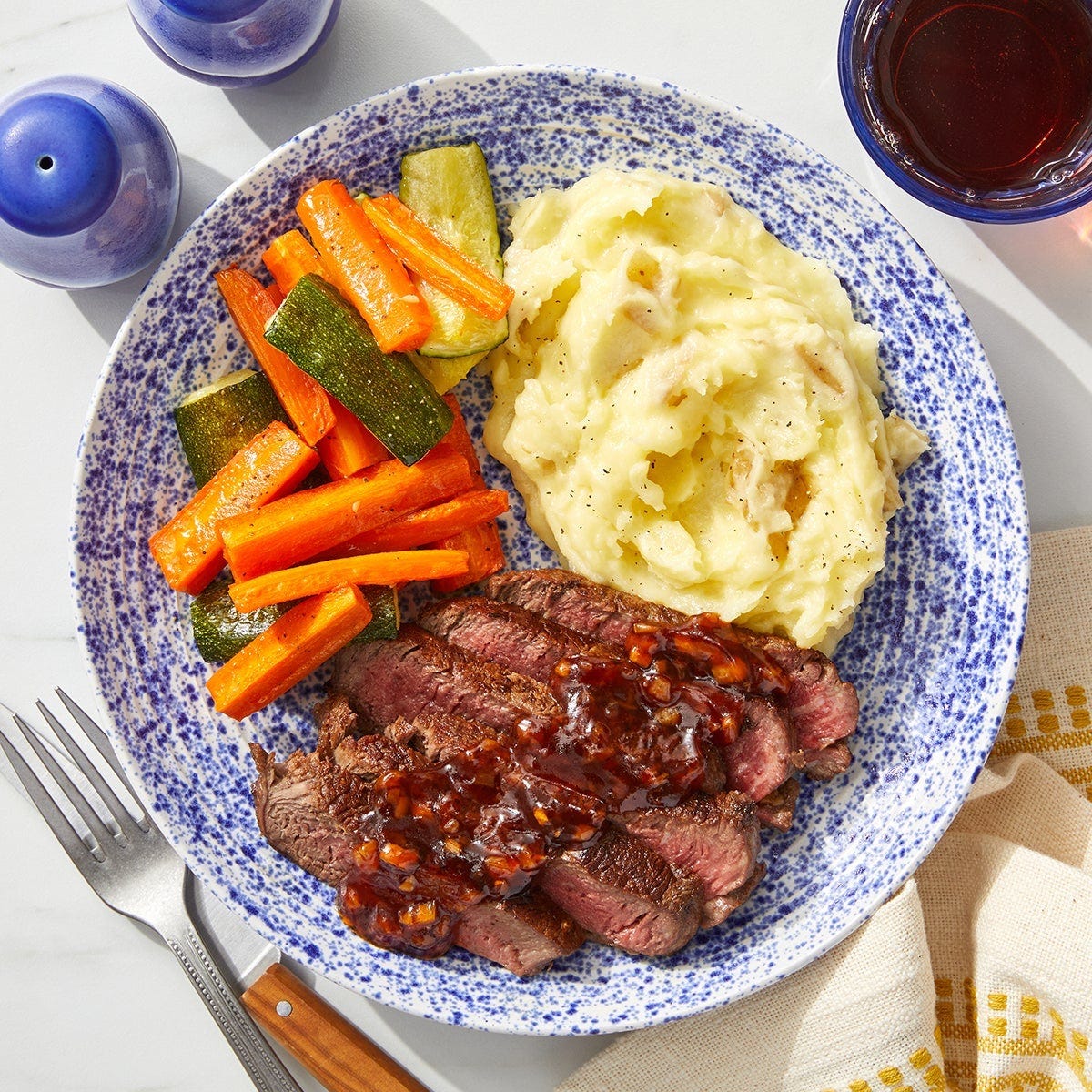 steak and mashed potatoes recipe
