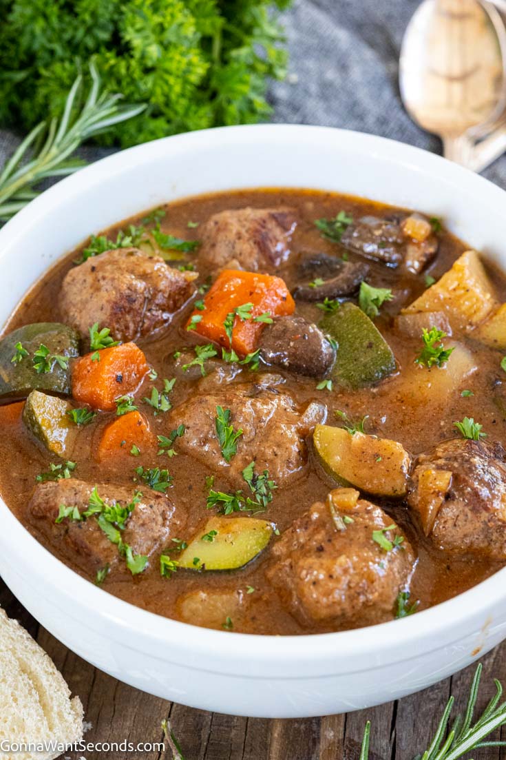 stew meatballs recipe