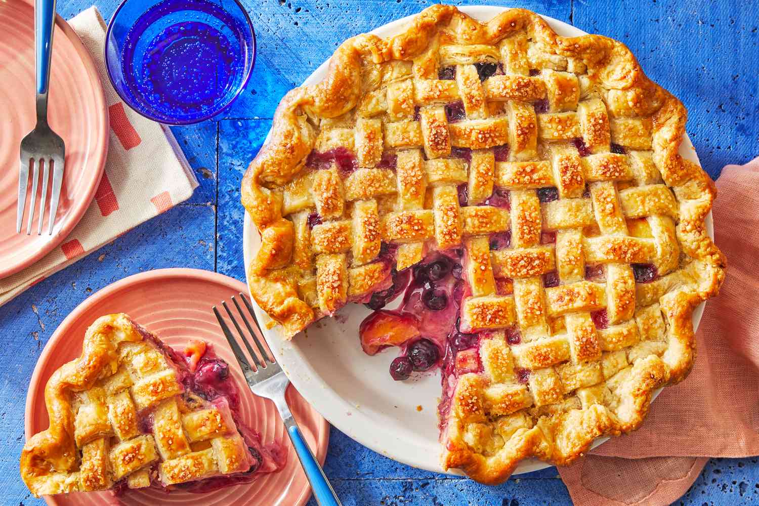 peach blueberry pie recipe