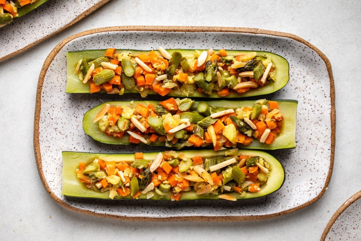 vegetarian stuffed zucchini recipes