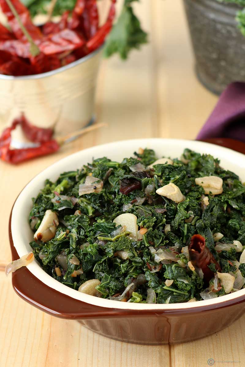 kale recipes indian