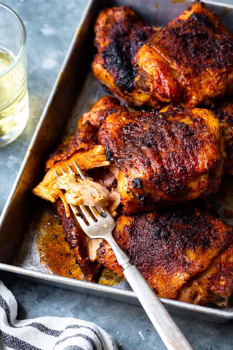 smoked chicken thigh recipe