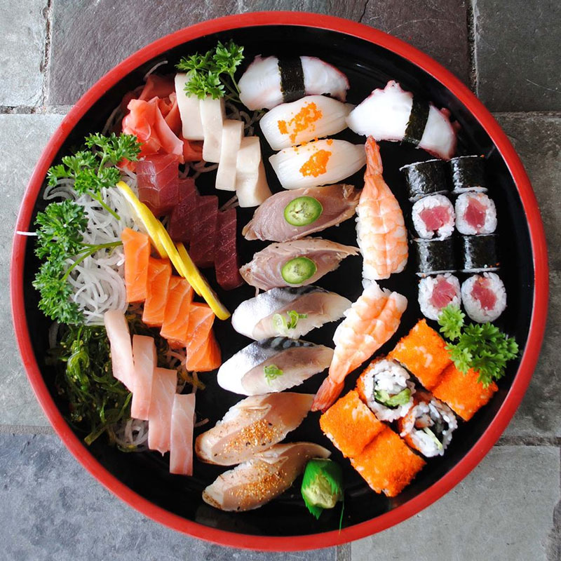 sushi and asian cuisine