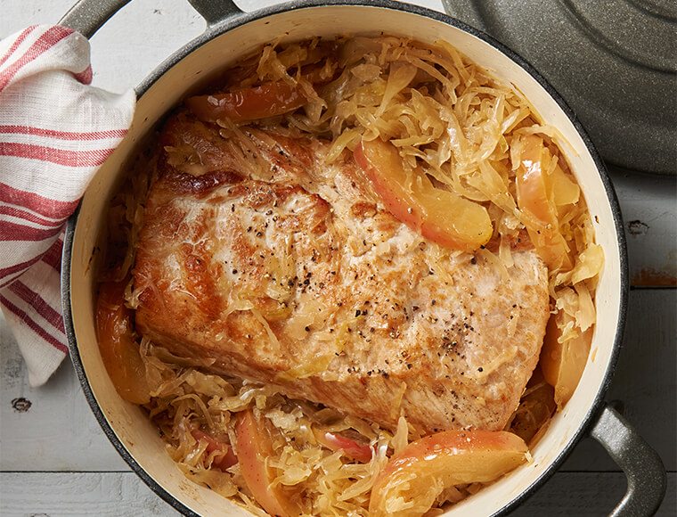 pork loin with sauerkraut recipe