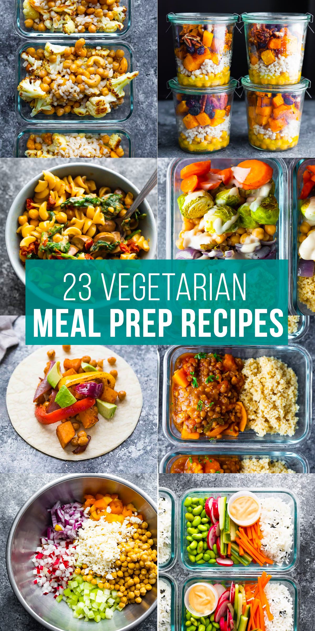 vegetarian weekly meal prep