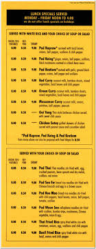 lily thai cuisine menu