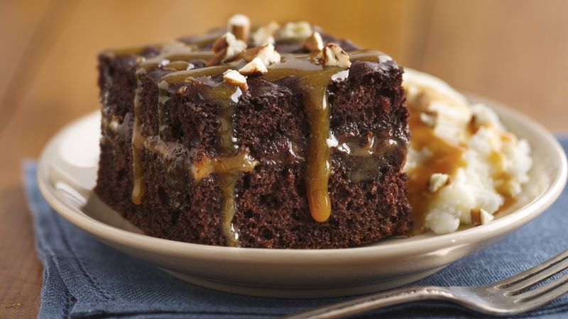 turtle cake recipe with cake mix