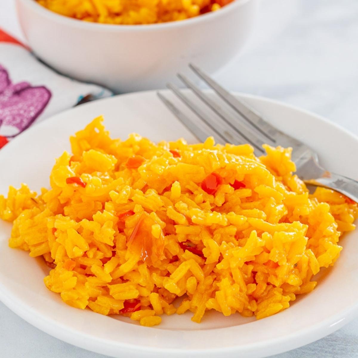 yellow rice recipe spanish