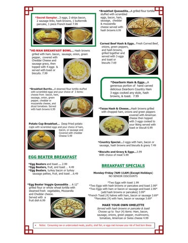 secret recipes family dining