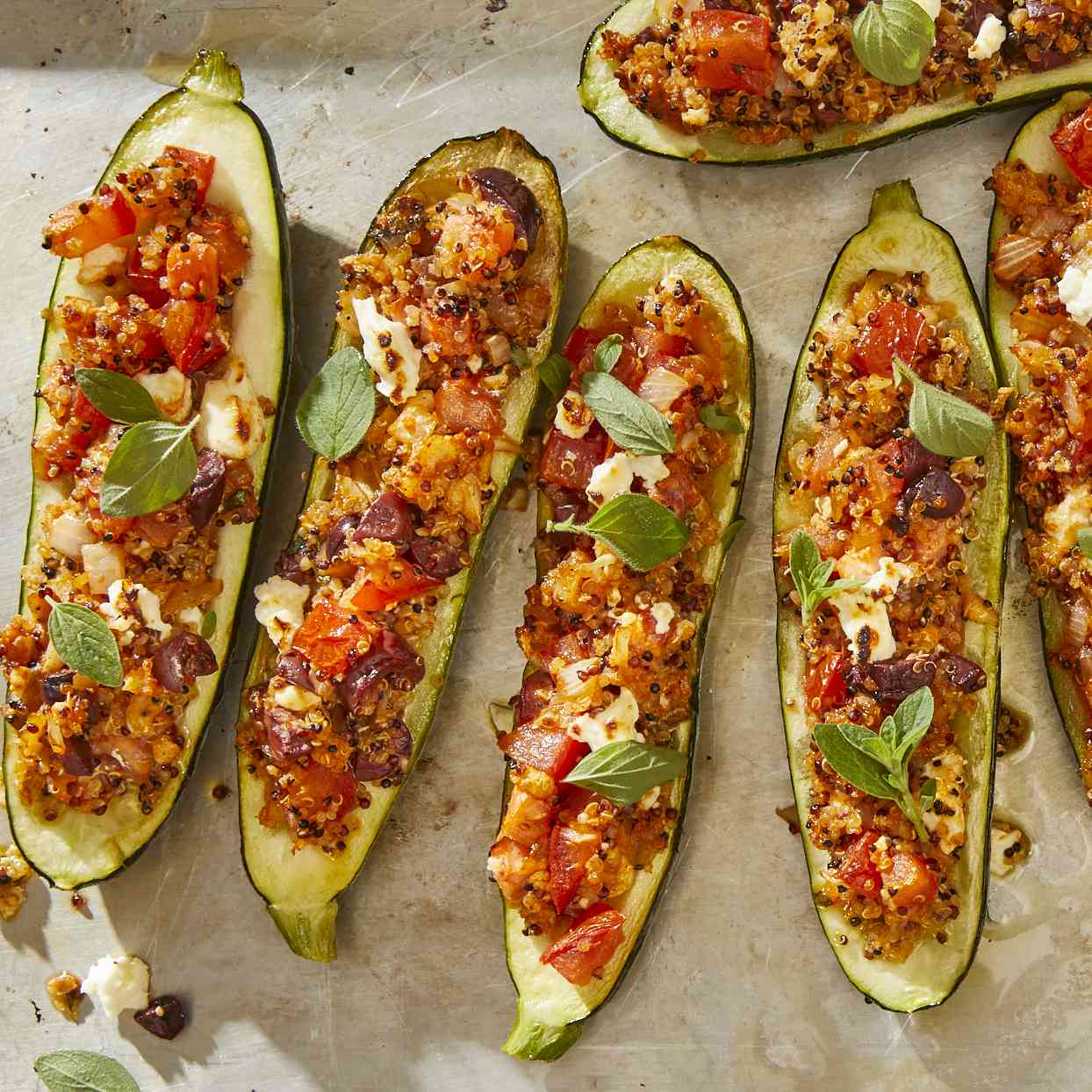 vegetarian stuffed zucchini recipes
