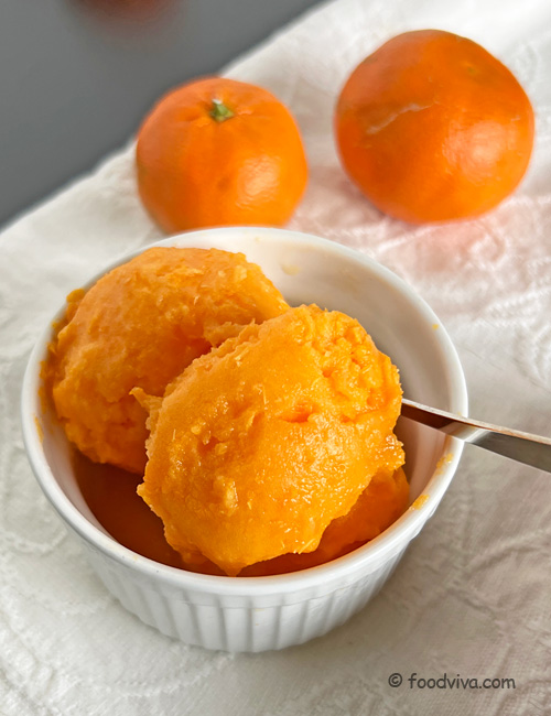 orange sorbet recipe