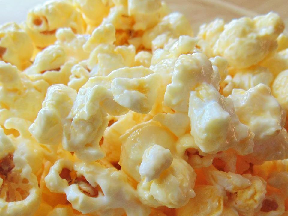 recipe for popcorn and white chocolate
