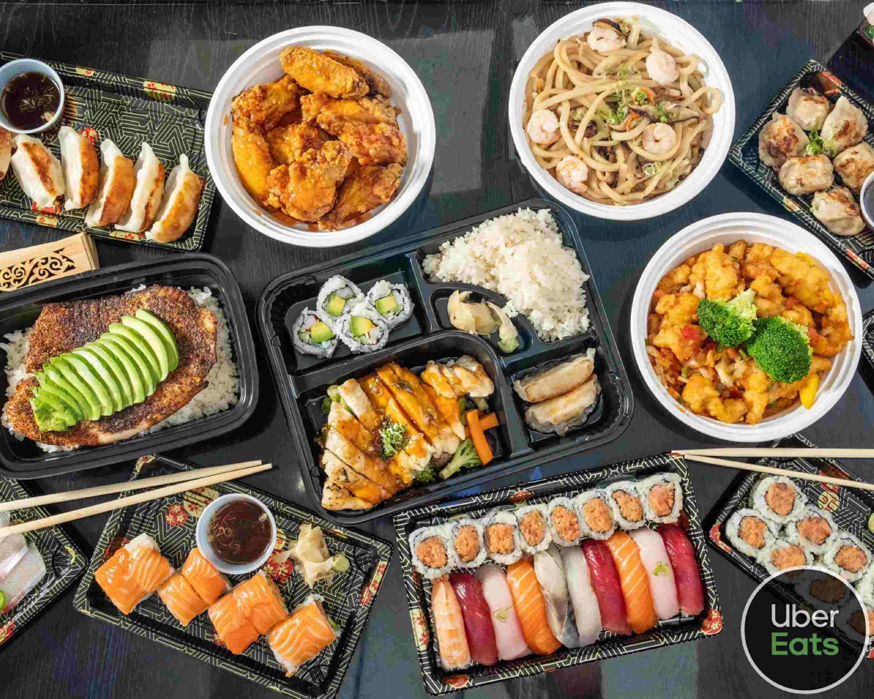 sushi and asian cuisine