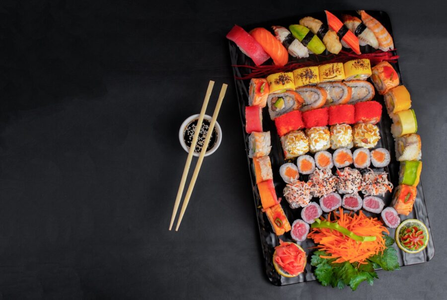 sushi and asian cuisine