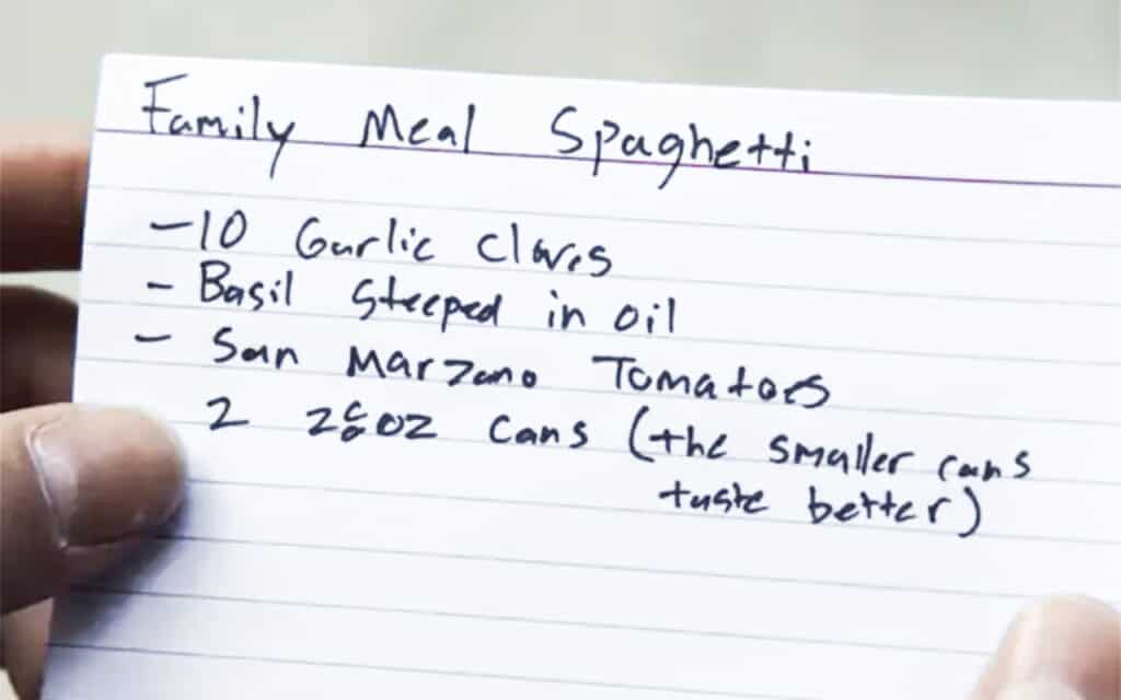 the bear family meal