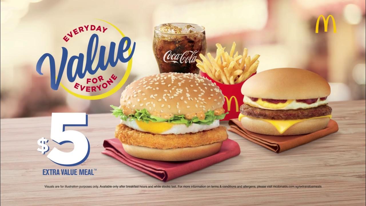 what are extra value meals at mcdonalds