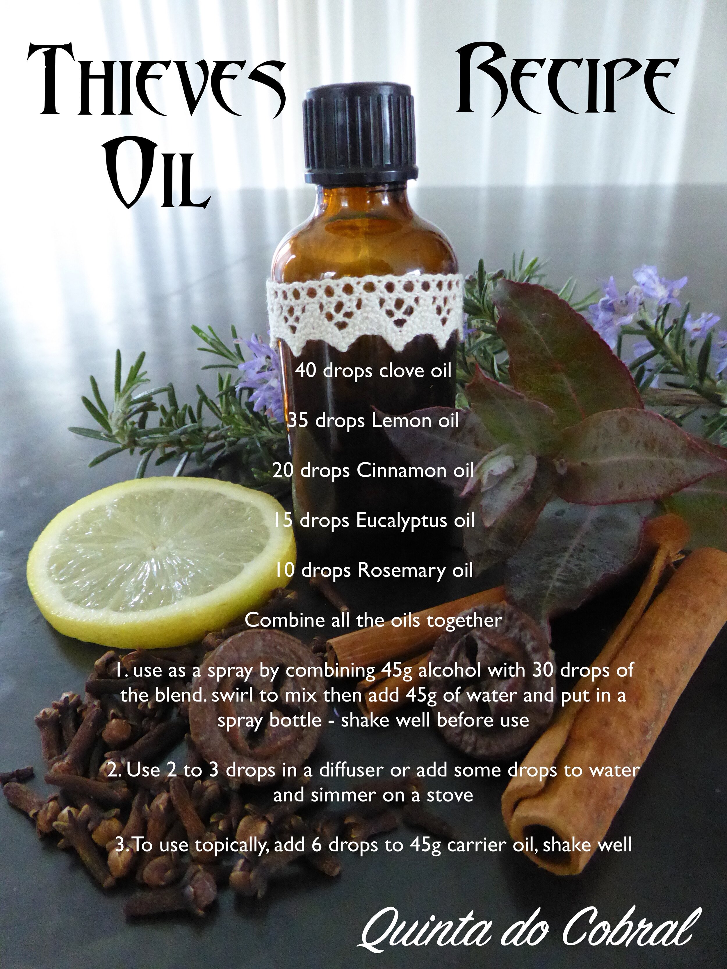 recipe for thieves oil