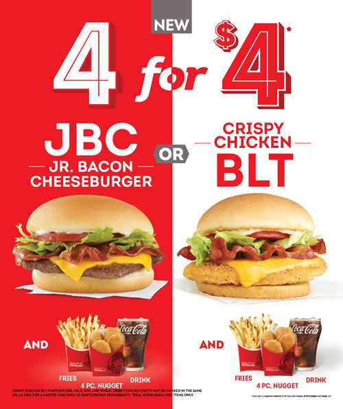 wendys $4 meal deal