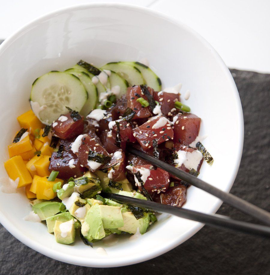 yellowfin poke recipe