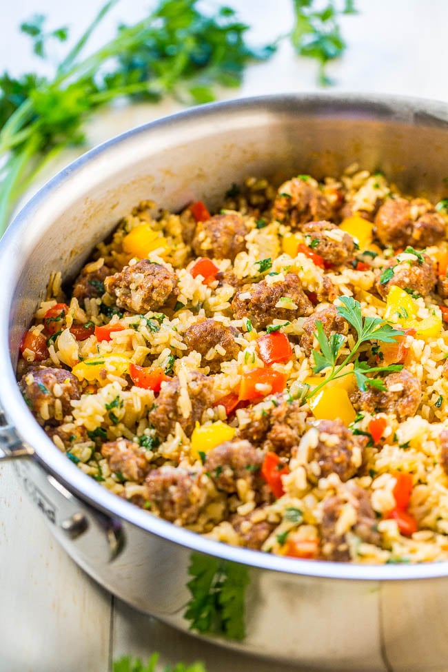 recipe using italian sausage and rice